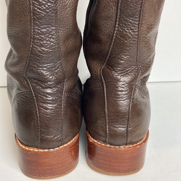 FREE PEOPLE Anthropologie GEE WAWA LACE UP BOOT Sz 7 Boho Witchy Winter Combat - Picture 9 of 15